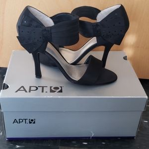 Apt 9 valentine black high heels
